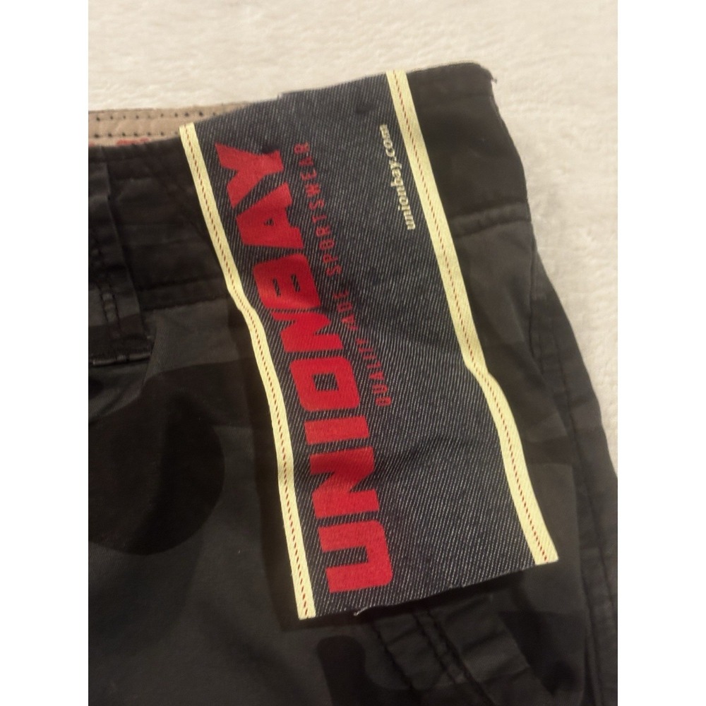 NEW Union Bay Cargo Shorts Y2K Men's 32 Camo Gray Black Tactical Utility - Picture 2 of 15